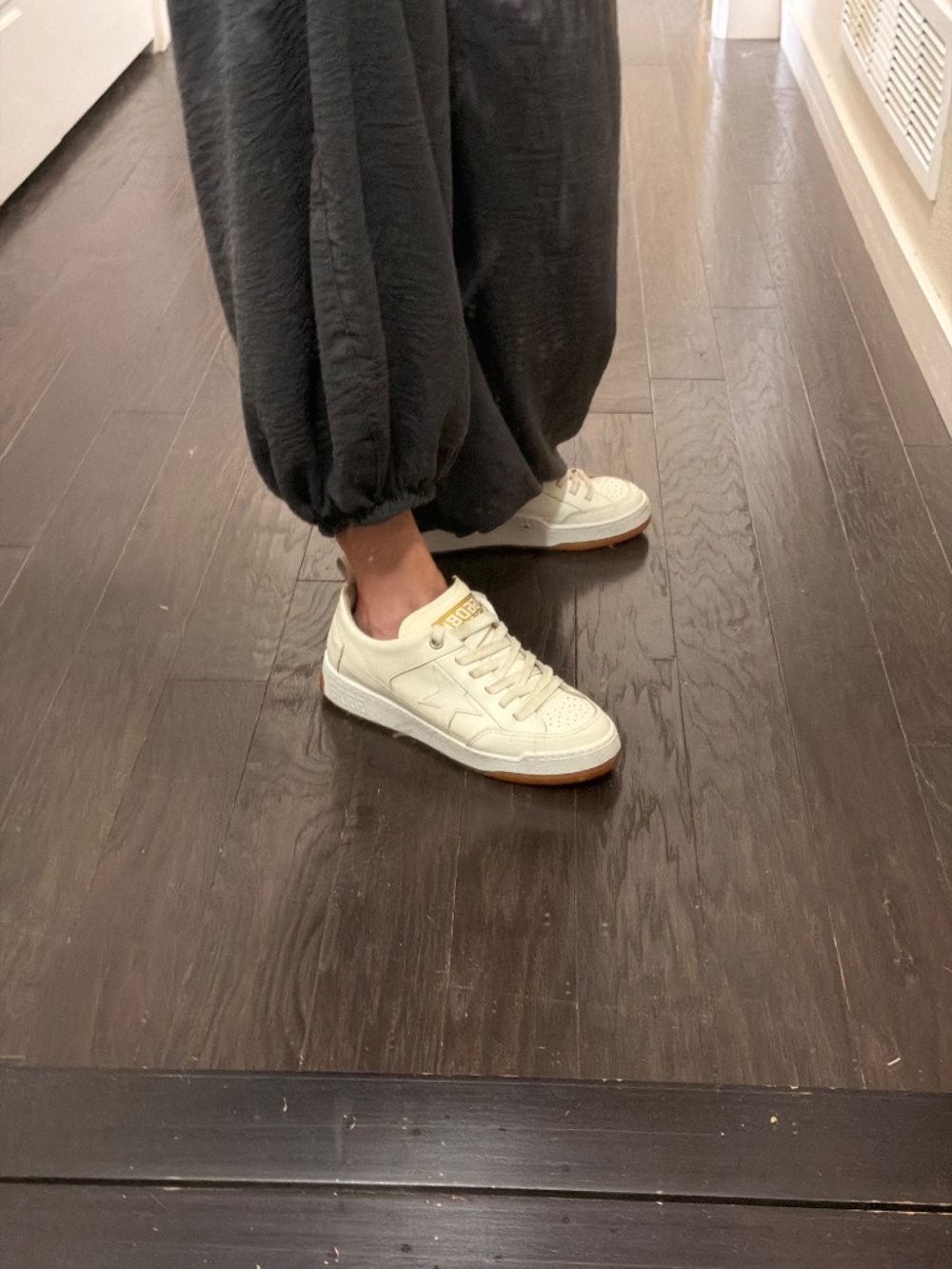 Golden Goose Yeah Sneakers White Leather Star Low Top Size 37 US 6.5 7 - Picture 6 of 9